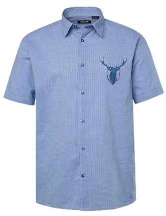 Men Plus Herren Hemd aschblau 4XL