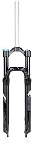 GZKDKZB Fourche à Suspension pour VTT 26 27,5, Fourche Avant à air en Alliage 1-1/8, Amortisseur pour Disque 160-180 mm