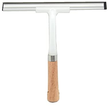 Raclette de douche pour salle de bain, douche, porte en verre, fenêtre, poignée en bois, raclette de nettoyage de pare-brise de voiture