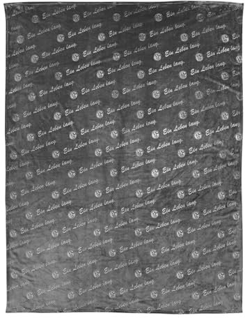 FC Schalke 04 Decke Fleece Allover anthrazit 150x200 cm