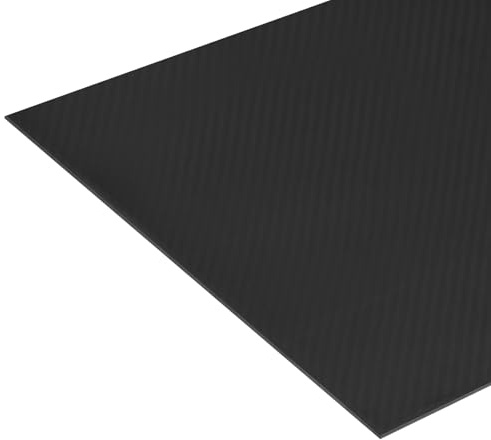QUARKZMAN 1 Pieza de lámina de fibra de carbono 400x300x1.5mm Superficie mate Placa de fibra de carbono plana pultruida Panel de tejido de sarga para cometas Avión RC