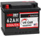 LANGZEIT US Autobatterie 62Ah 12V USA Batterie US Car Batterie 60Ah 63Ah Starterbatterie Gewinde Pole