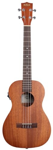 Kala KA-BE - Satin Mahogany Baritone Ukulele, with EQ & Bag (UB-B)