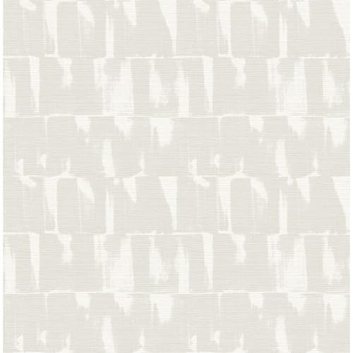 Bancroft Dove Artistic Stripe Wallpaper