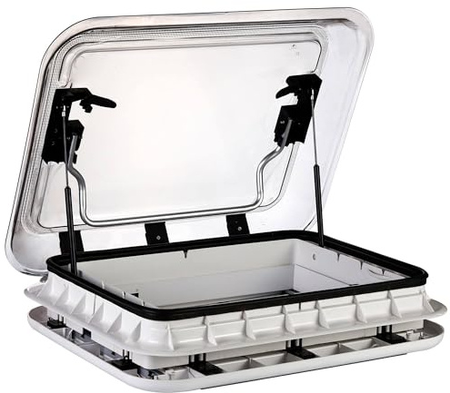 Universal RV Sunroof Ventilation Hatch for Caravan Camper Roof Window, Enhances Airflow and Light in Motorhomes