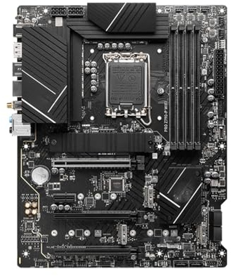 Placa Madre Placa Base Fit For MSI Pro Z790-P WiFi Compatible con i9-14900KF, i7-12700K, i5-12400F, 13600K, i3-12100, CPU DDR5 7200 MHz, LGA1700, NVME, M.2, PCIe4.0