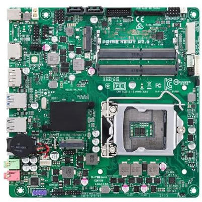 La scheda madre Fit For ASUS PRIME H310T R2.0 supporta processori Intel Core di nona e ottava generazione, i9-9900, i5-8500, 9600K, 7-9700, DDR4, HDMI, Mini ITX scheda madre