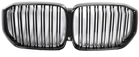 Front- und Kühlergrill Auto-Front-Nierengrill passend für BMW X5 G05 2019–2023 + Gitter Racing Grills Grill Auto Zubehör Doppellinie