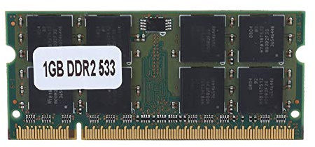FAUOSWUK Memoria RAM DDR2 de 1 GB, 533 MHz, 200 Pines, Totalmente Compatible con Placas Base, para Ordenador Portátil PC2-4200 DDR2 PC2-4200
