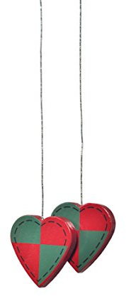 Rudolphs Schatzkiste Baumbehang Herzen bunt BxTxH= 3x0,5x3cm NEU Christbaum Christbaumschmuck Baum Baumbehang Weihnachten Baumschmuck Holzschmuck Holz Seiffen Erzgebirge Strauchbehang Dekora