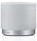 blomus -ARA- Aufbewahrungsdose aus Polystone / Edelstahl, Moon-Grey, trendige Schmuckablage, Baddose mit Deckel, universelle Dose, Badaccessoire (H / B / T: 8,5 x 10 x 10 cm, Moon-Grey, 68974)