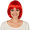 dressforfun Bob Perücke | Toller Haarschnitt mit Pony | Mit vielen Kostümen kombinierbar - Diverse Farben (Rot | Nr. 301128)