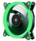 UNYKAch Ventilador Ordenador CANDY 20 RING LED Verde, 120 mm, Ultra Silencioso, con Soporte de Goma y 7 Aspas