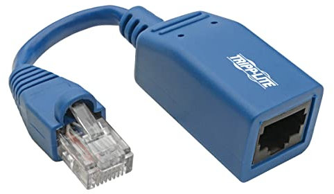 Cisco Console Rollover Cable Adapter (M/F) - RJ45 to RJ45, Blue, 5 in