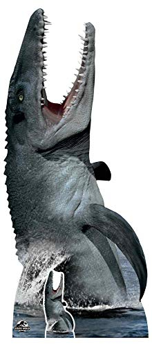 Star Cutouts SC1293 Mosasaurus Dinosaur Cardboard Cutout - Ideal for Jurassic Park Theme Parties, Birthdays, Fans & Events