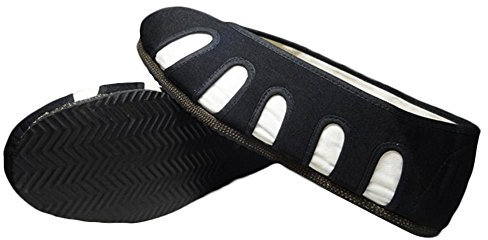 G-LIKE Chinesische Buddhistische Mönch Schuhe - Buddhisten Schuhe Wushu Kung Fu Tai Chi Shaolin Qi Gong Trainer Kampfkunst Wing Chun Slipper und Sneaker Schuhe mit Gummisohle (42 EU, Schwarz)
