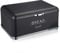 MAESTRO White and Black Steel Bread Bin