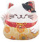 Barbee Maneki Neko Design Münzbörse mit Reißverschluss, japanische Chirimen & Kimono-Muster
