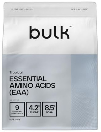 Bulk Pure Essential Amino Acids Powder, Tropical, 500 g