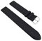 Uhrenarmband | Schwarz | zum befestigen mit Schrauben für Uhren passend Skagen, Boccia | 18mm Made in Germany