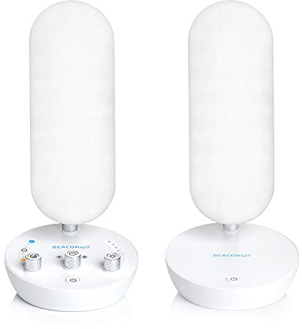 BEACON40® Surround Light Therapy Gamma Lamp | 40Hz Gamma Waves for Memory, Sleep & Focus Clarity | Memory Aid, Cognitive Wellness & Biohacking Device (2 Adjustable Lamps)