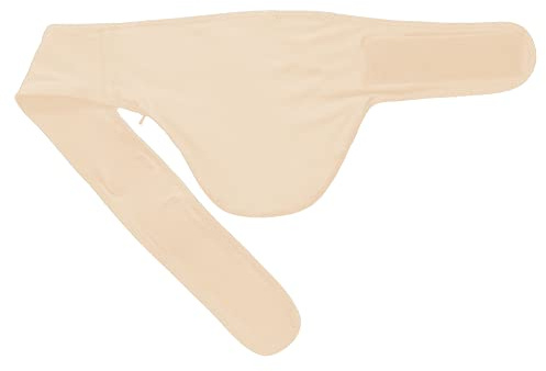 Reece Beige Weicher Vertikaler Stomagürtel Stoma-Stützgürtel Hernien-Stütz-Kolostomie-Gürtel Hernien-Gürtel Urostomie-Gürtel für Damen & Herren (Left Side, Size 4 = 36 to 38)