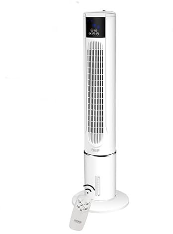 SIC - Climatizzatore Senza Unità Esterna 80W (Raffrescatore d'Aria/Umidificatore/Purificatore Aria) Climatizzatore Portatile, Pinguino Aria Condizionata Casa, Condizionatore Portatile da Pavimento