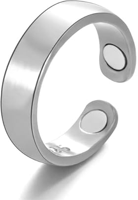 YAHUO Mode Offene Magnetische Gesundheitsringe für Frauen Männer Magnetfeldtherapie Abnehmen Ringe Pflege Schmuck