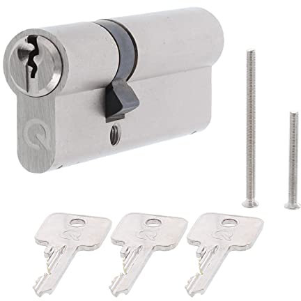 QPlus24 Cylindre double à fermeture identique avec 3 clés et dévisseur pour chariot 45/65 gs4