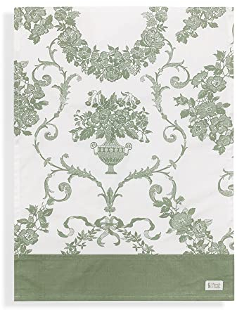 Nuvole di Stoffa Geschirrtuch Chloe Blumen Shabby Chic aus Baumwolle 6103