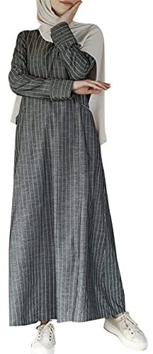 Muslimisches Abaya-Kleid für Damen, Gebetskleid, islamischer Kaftan in voller Länge, mit Hijab, Dubai-Maxikleid Sommerkleider Damen Große Größen 54