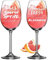 polar-effekt Leonardo Sarti Spritz Wein-Gläser 460 ml 2er-Set mit Gravur - Geschenke für Frauen - mit Namen graviert - für Lillet, Aperol, Wein und Sangria - das Geschenk zum Geburtstag und Jubiläum