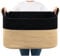 TIMEYARD Storage Basket, Large Toy Basket for Baby, Kids, Cotton Rope Baskets for Dirty Clothes, Blankets, Toy Storage, Rectangle Woven Baskets in Living Room, Bedroom, 55x38x30 cm, 65L
