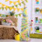 Pop-Up-Oster-Lametta-Baum, Oster-Dekorationen, bunte metallische Glitzer-Eier, Pailletten, Dekoration, Oster-Party, Zuhause, Innen- und Außenbereich, 1,5 m