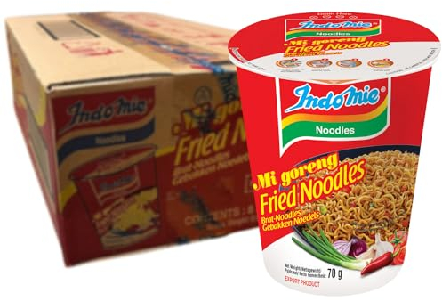 INDOMIE - Instant Cup Nudeln Mi Goreng - 8 X 70 GR - Multipack