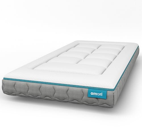 AMORI Comfort Plus Babymatratze – Atmungsaktive Memory Foam Matratze 70x140 Für Baby Bett 12 cm Dicke – Matrazen Reisesicher, Oeko-TEX, Babybett Reisebett Baby Komfortmatratze