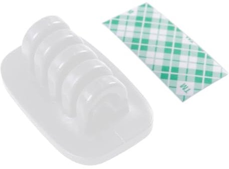 Angoily Cable Holder Cable Organizer Wire Retention Clips Silicone Material Weighted Base