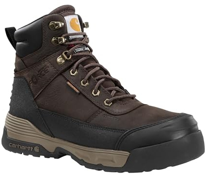 Carhartt Men's FX6393-M Force HD 6 Waterproof Insulated Composite Toe Work Boot, Dark Brown - 10.5 M