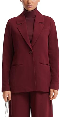 QS Blazer mit Reverskragen aus Interlockjersey