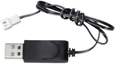 3.7v Battery Charger, USB Drone RC Car Battery Charger with LED Indicator for RC Car Remote Toy Car, Lithium Battery USB Charging Cable for NiCd/NiMH/LiPo Batteries (XH2.5)