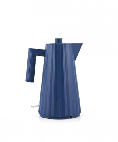 Alessi Bollitore elettrico con design Plisse, blu, 1,7 l, 2400 W. Spa