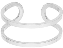 Purelei Basic Ring – filigraner, doppelreihiger Ring aus Edelstahl 14K vergoldet, 18K rosévergoldet oder silber (Größe 56–60) – Verstellbar und wasserfest