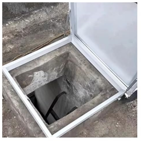 QSTGX Dachausstiegsluke, Dachfenster Vollständig abgedichtete Konstruktion Mit hydraulischer Stützstange Schaltergriff(85x85-96x96 cm)