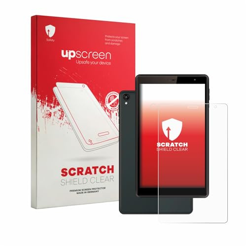 upscreen Schutzfolie für Logicom Tab 80 8 (Display+Kamera) – Made in Germany, Kristall-klar, Kratzschutz, Anti-Fingerprint