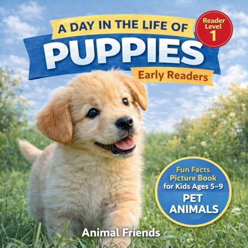 Puppies: Fun Facts Nonfiction Picture Book for Early Readers, Classrooms, and Homeschool Kids Ages 5-9