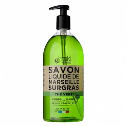 MKL Green Nature Savon Liquide de Marseille Thé Vert 1L pour Peau Normale