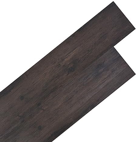 vidaXL PVC Laminat Dielen 5,26m² 2mm Eiche Dunkelgrau Vinylboden Fußbodenbelag
