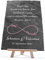 wandmotiv24 Schiefertafel Hochzeit Just Married, 20x30cm, Personalisierte Namen + Datum, auf Staffelei, Infinity + Hochzeitsspruch, Natur-Schieferplatte, Hochzeitsgeschenk für Brautpaare M0130