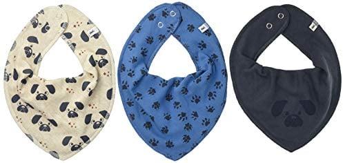 PIPPI Unisex Baby Bandana bib Boy Dreieckstücher, Vallarta Blue, One Size