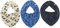 PIPPI Unisex Baby Bandana bib Boy Dreieckstücher, Vallarta Blue, One Size